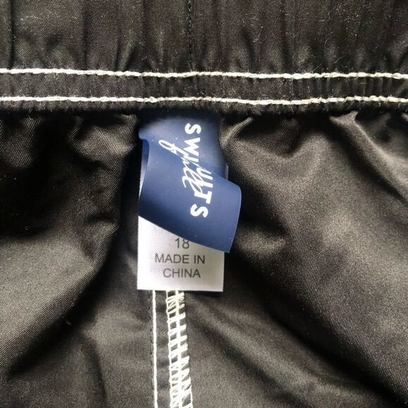 Board shorts, swim Suits For All Black Size 18 - Picture 6 of 6